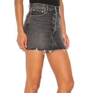 AGOLDE denim mini skirt